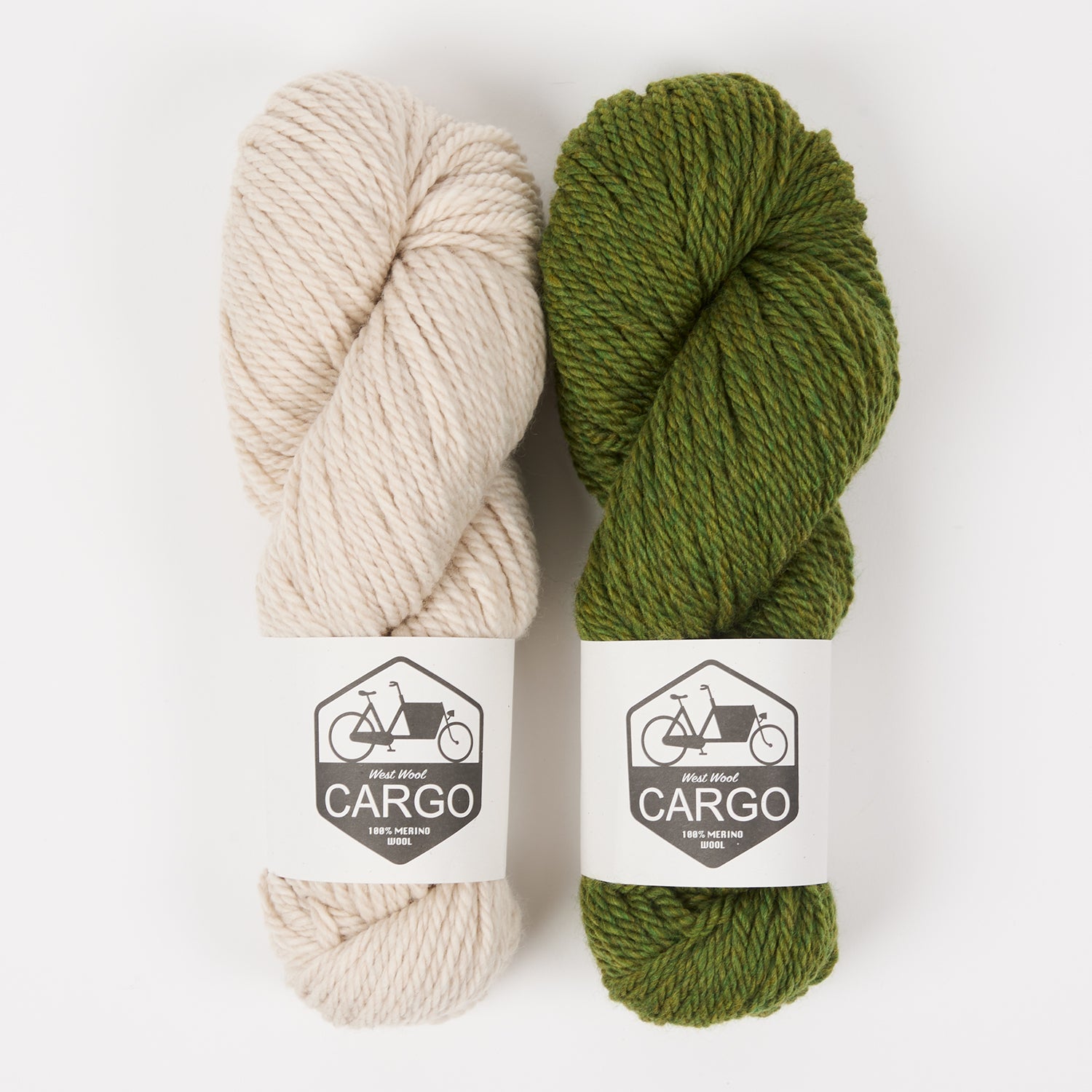 West Wool POLAR MOSS Merino wool Chunky Quick Kits