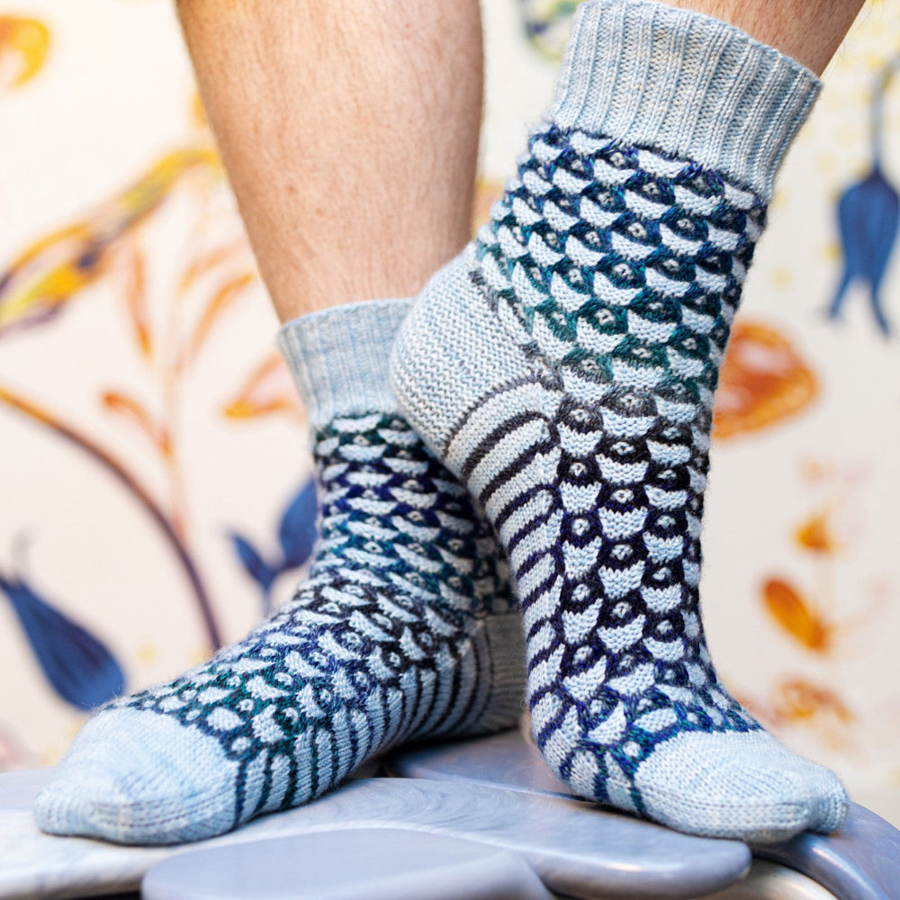 WESTKNITS NO. 12 SELF-STRIPING SOCKS