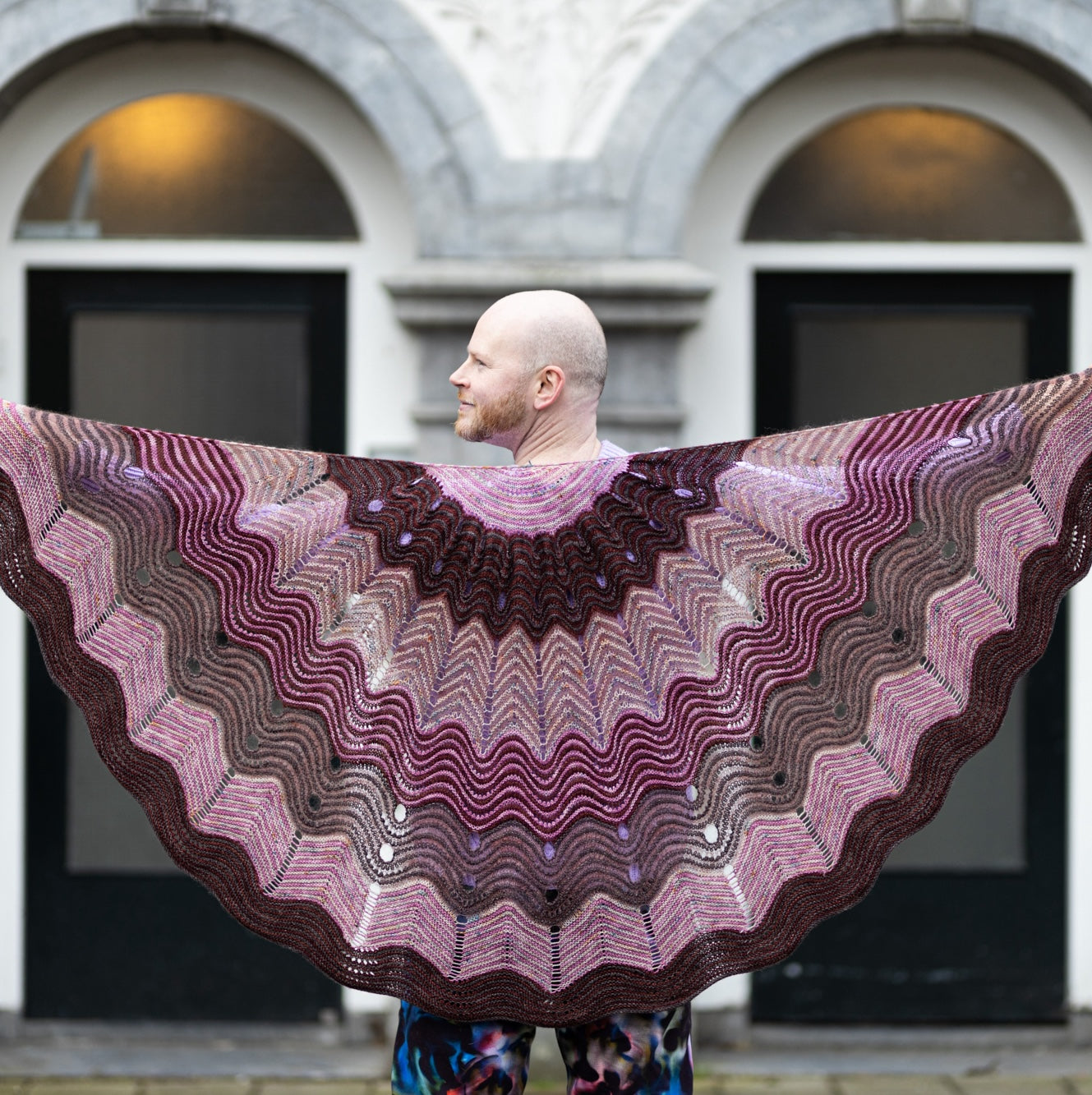 Westknits Patterns STRIATION VALLEY SHAWL PATTERN Westknits Pattern