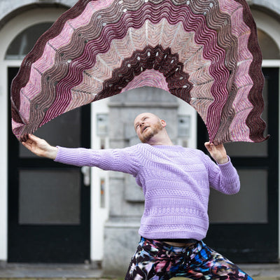 Striation Valley Shawl