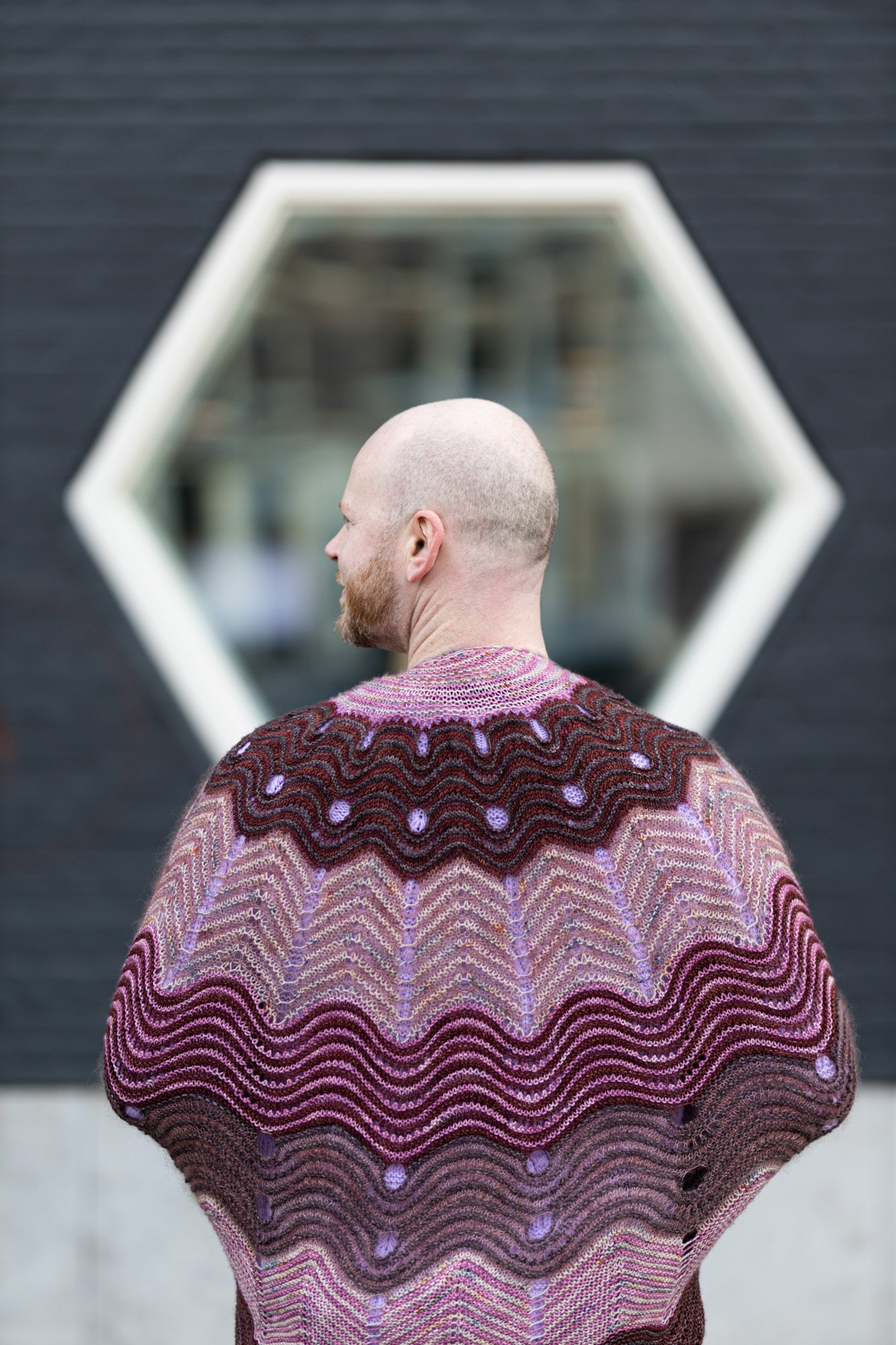 STRIATION VALLEY SHAWL PATTERN