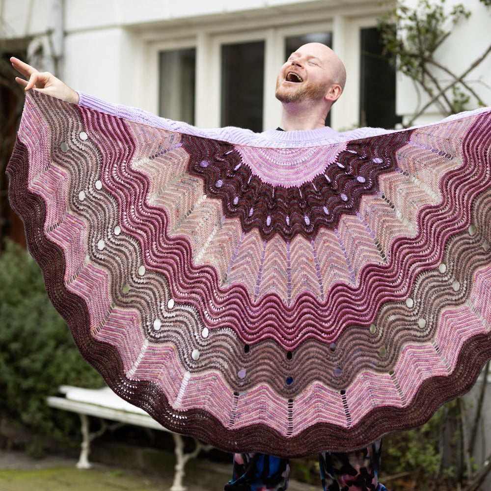 Striation Valley Shawl