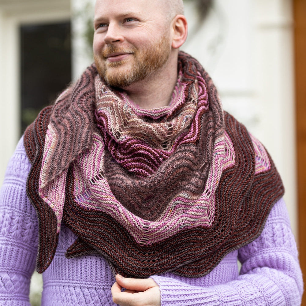 Striation Valley Shawl