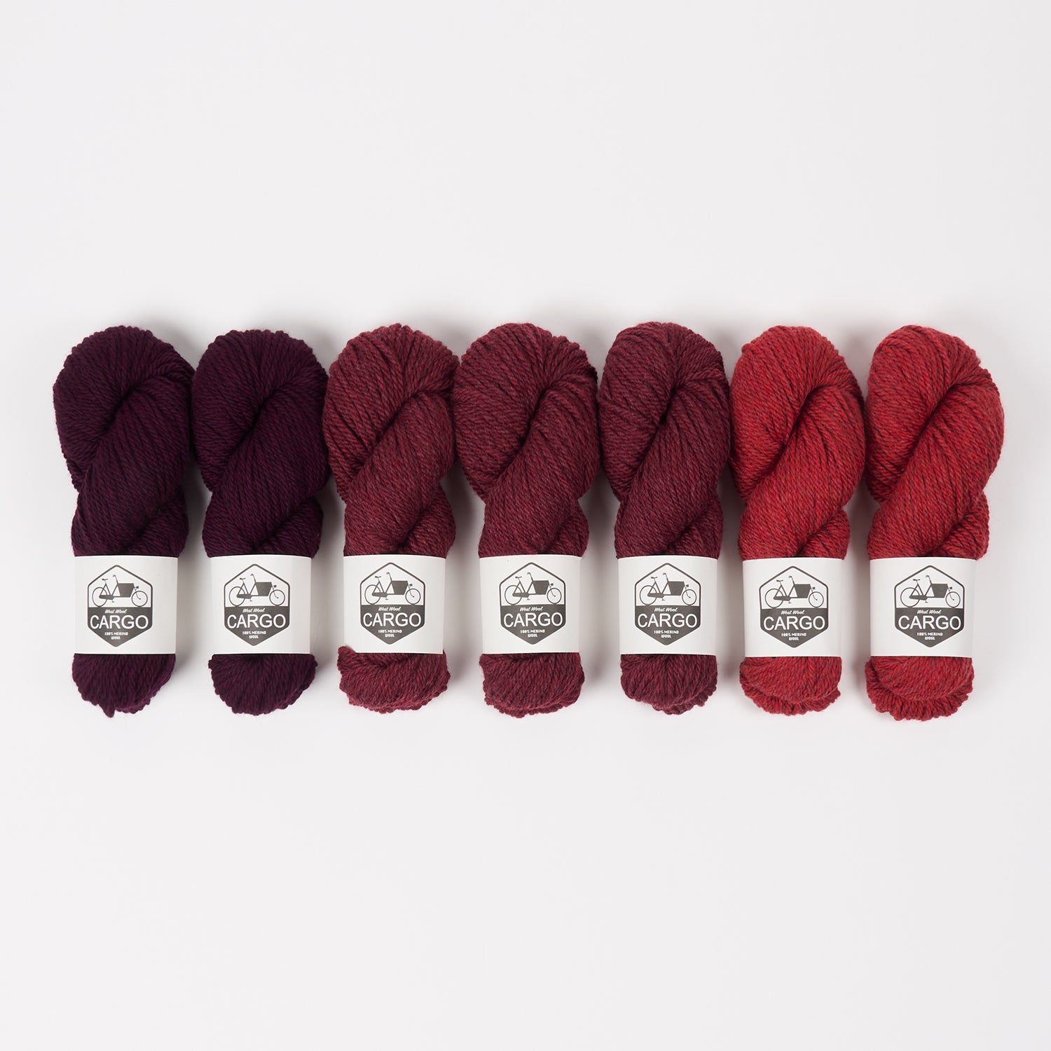 West Wool DARK MULBERRY Merino wool Chunky Quick Kits