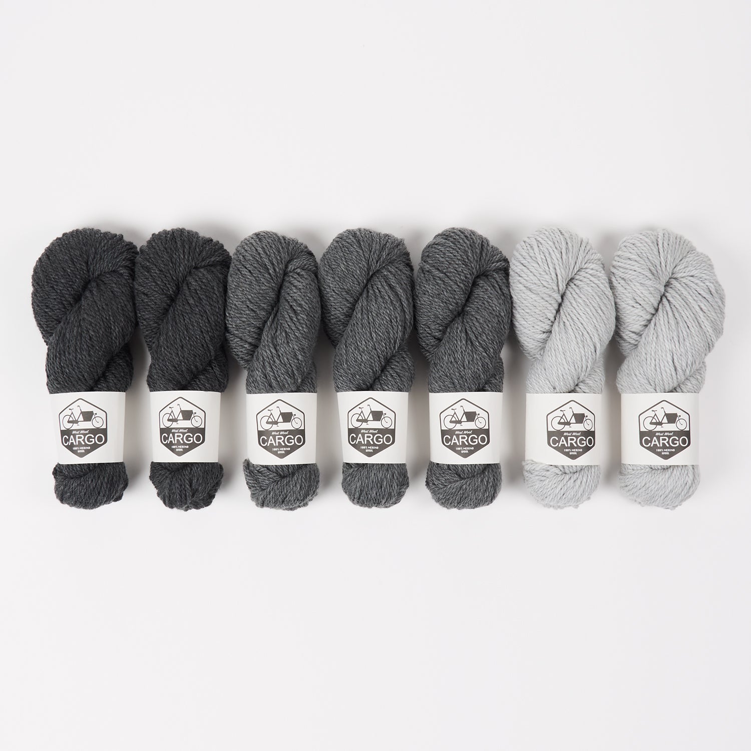 West Wool GREY MOUSE Merino wool Chunky Quick Kits