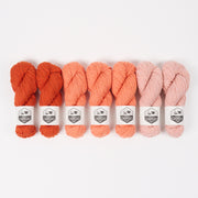 West Wool ORANGE GRAPE Merino wool Chunky Quick Kits