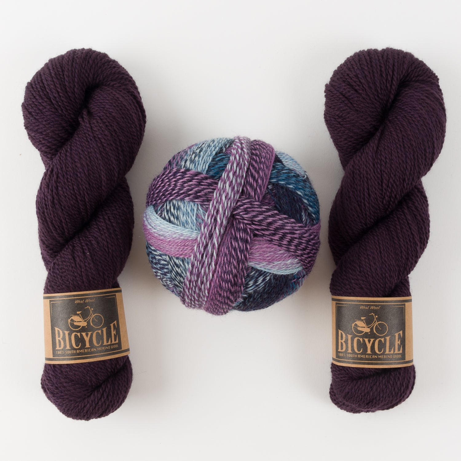 Schoppel-Wolle AUBERGINE SCENT Wool Nylon Merino wool Mixed Weight Quick Kits