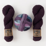 Schoppel-Wolle SMELLS PURPLE Wool Nylon Merino wool Mixed Weight Quick Kits