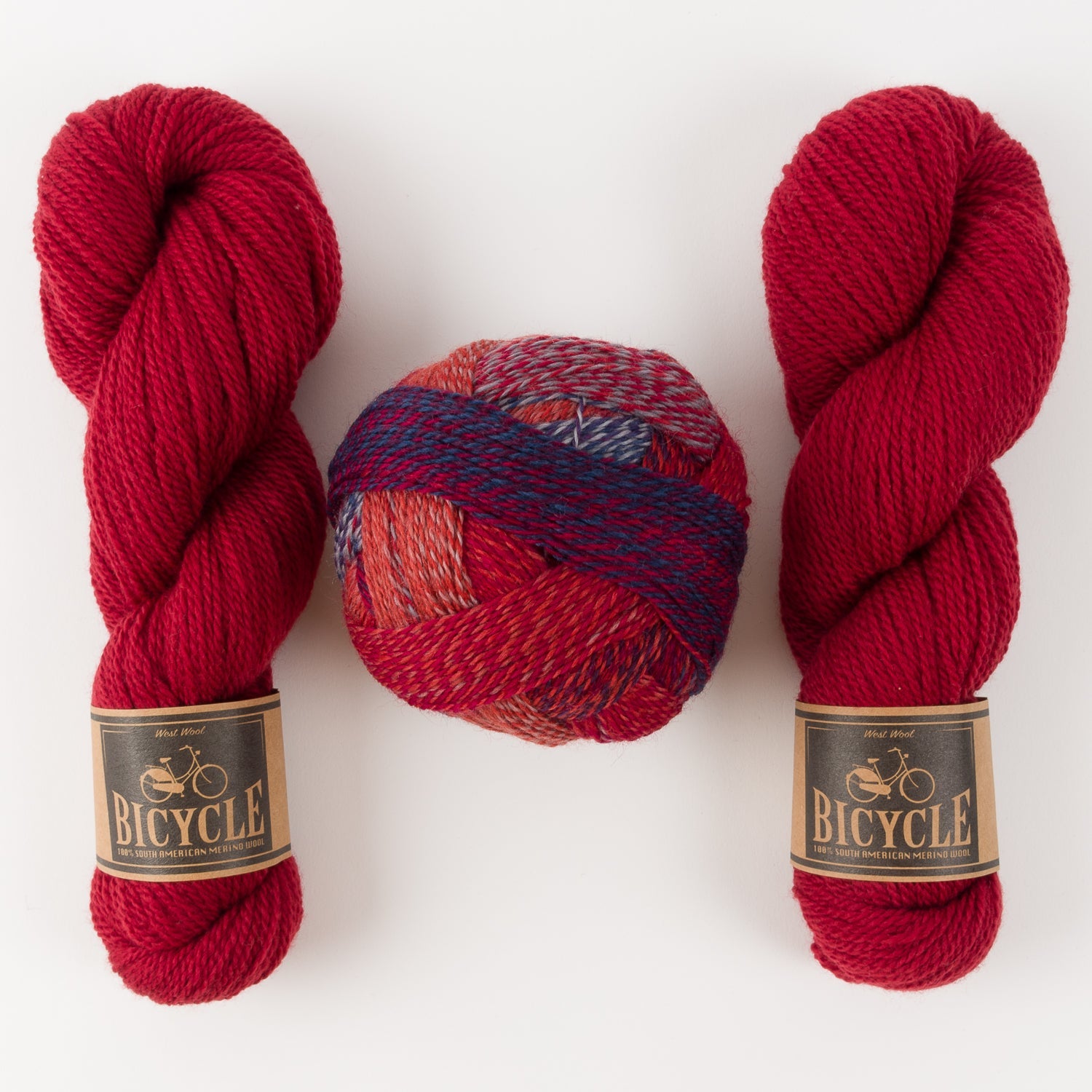 Schoppel-Wolle BUNT BERRY Wool Nylon Merino wool Mixed Weight Quick Kits
