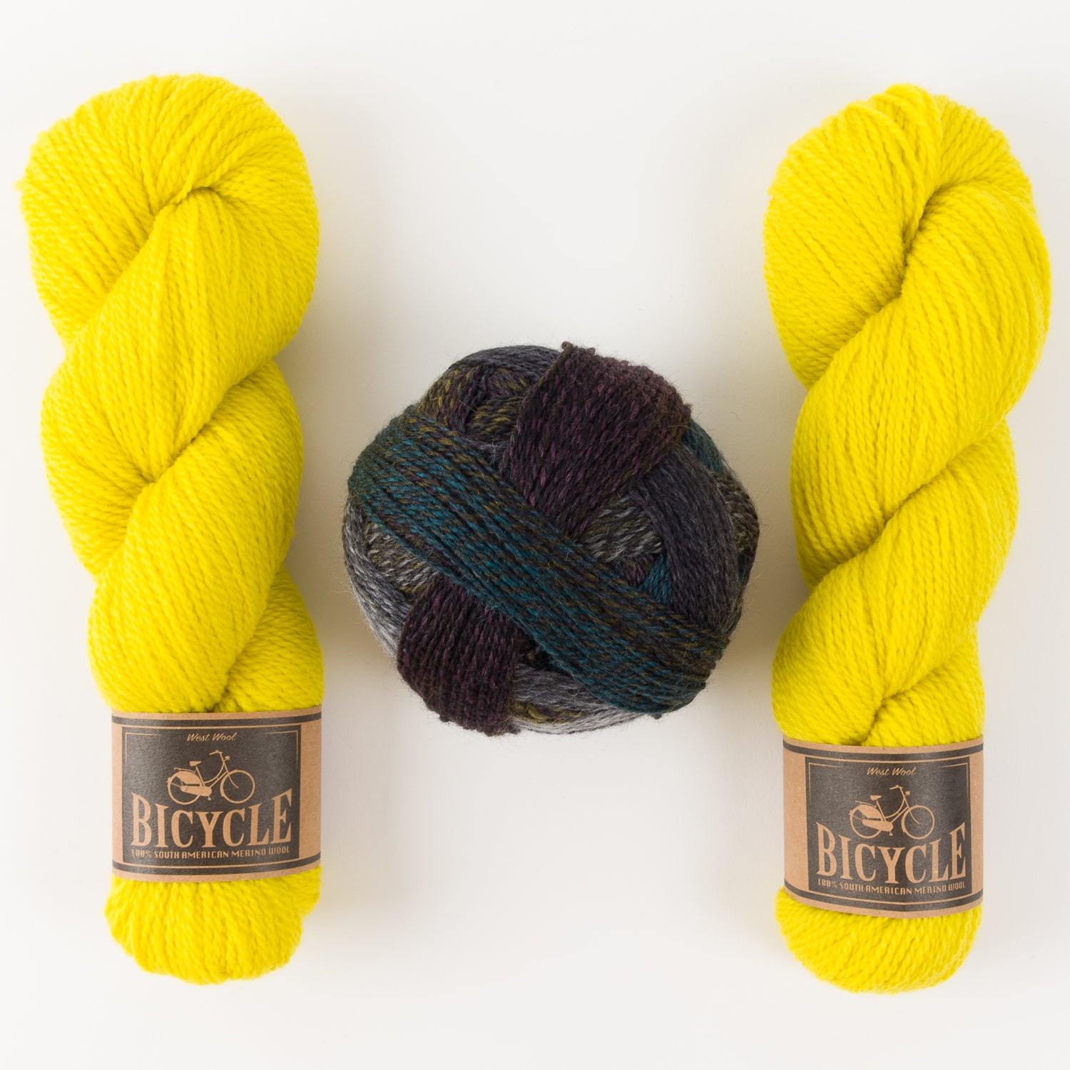 Schoppel-Wolle YELLOW NOISE Wool Nylon Merino wool Mixed Weight Quick Kits