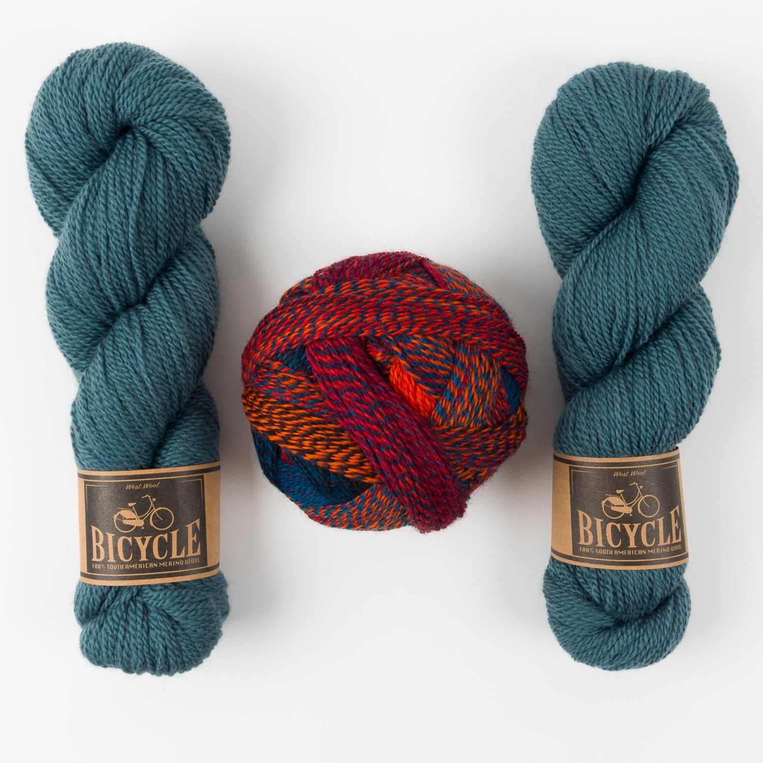 Schoppel-Wolle AUTUMNAL BLUE Wool Nylon Merino wool Mixed Weight Quick Kits