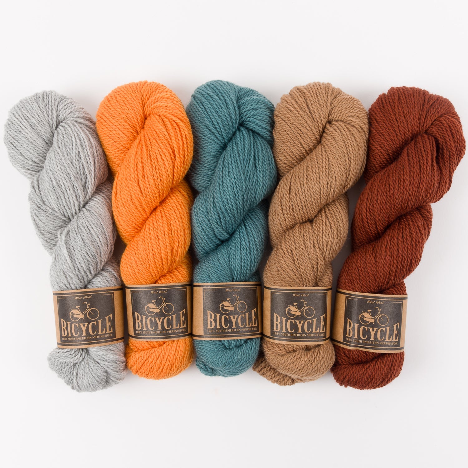 West Wool WESTKNITS KIT - KINGFISHER BISCUITS Merino wool Fingering Westknits Kits