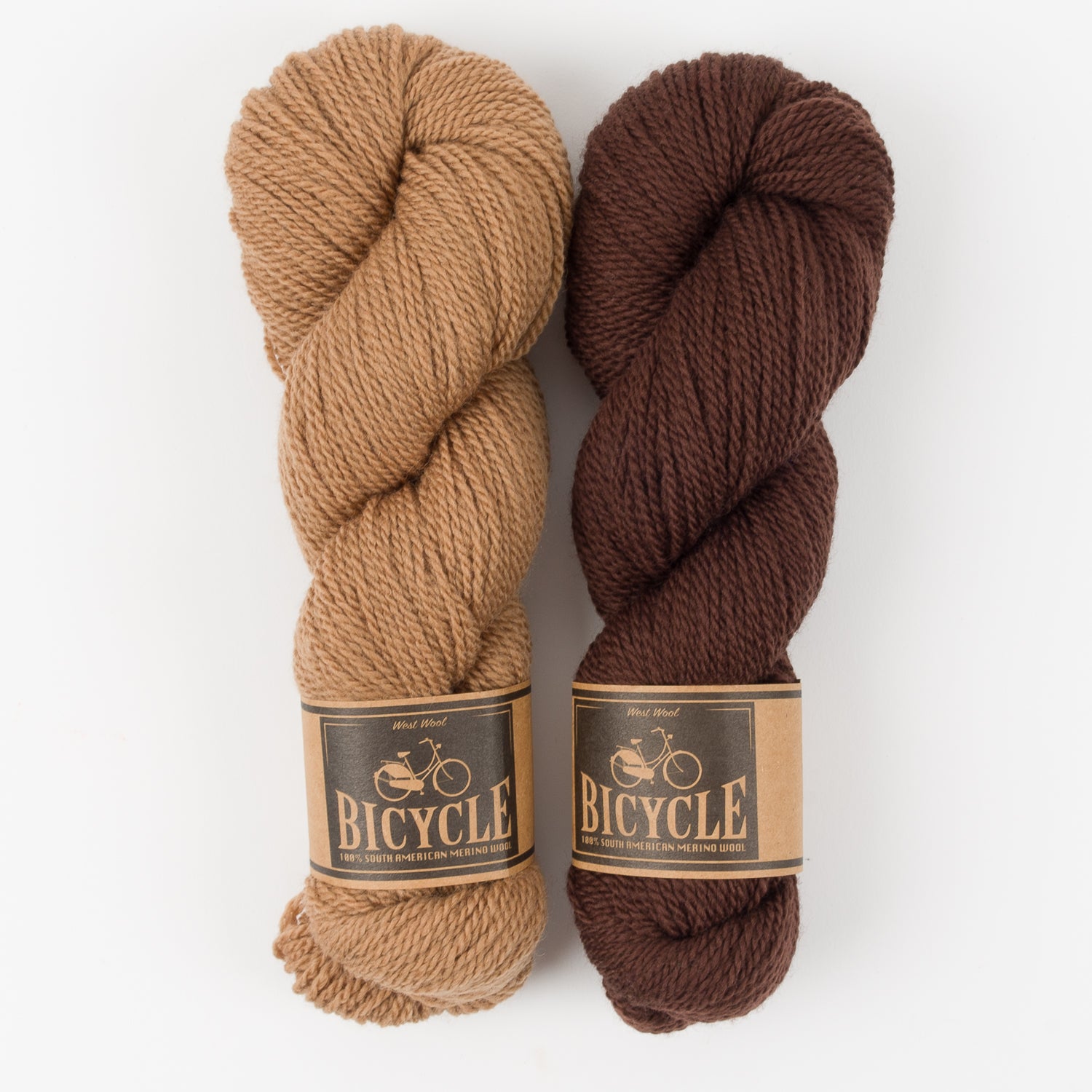 West Wool BILLOWING BRIOCHE HAT - TASTY TRUFFLES Merino wool Fingering brown Westknits Kits