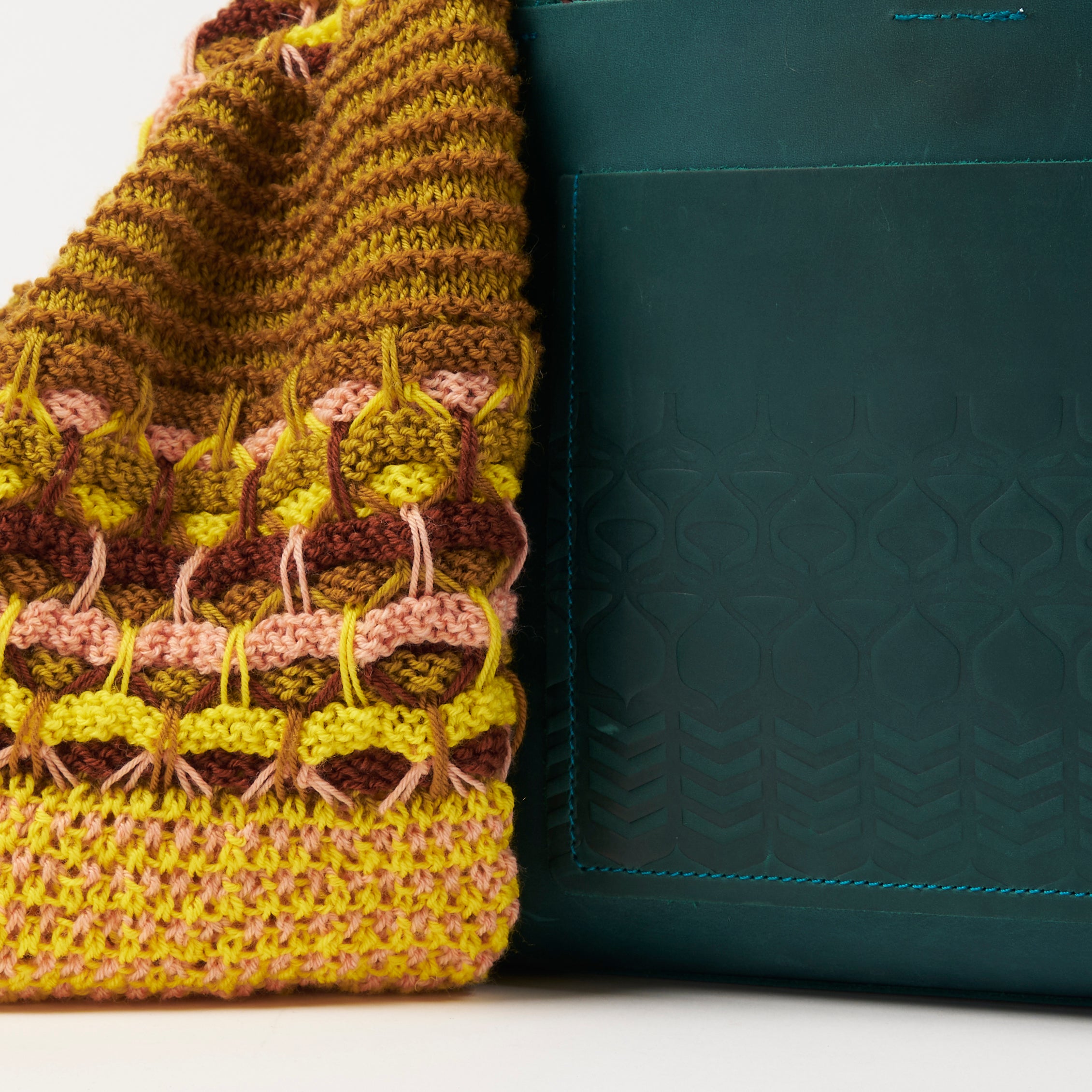 TEAL BOXY TOTE MINI