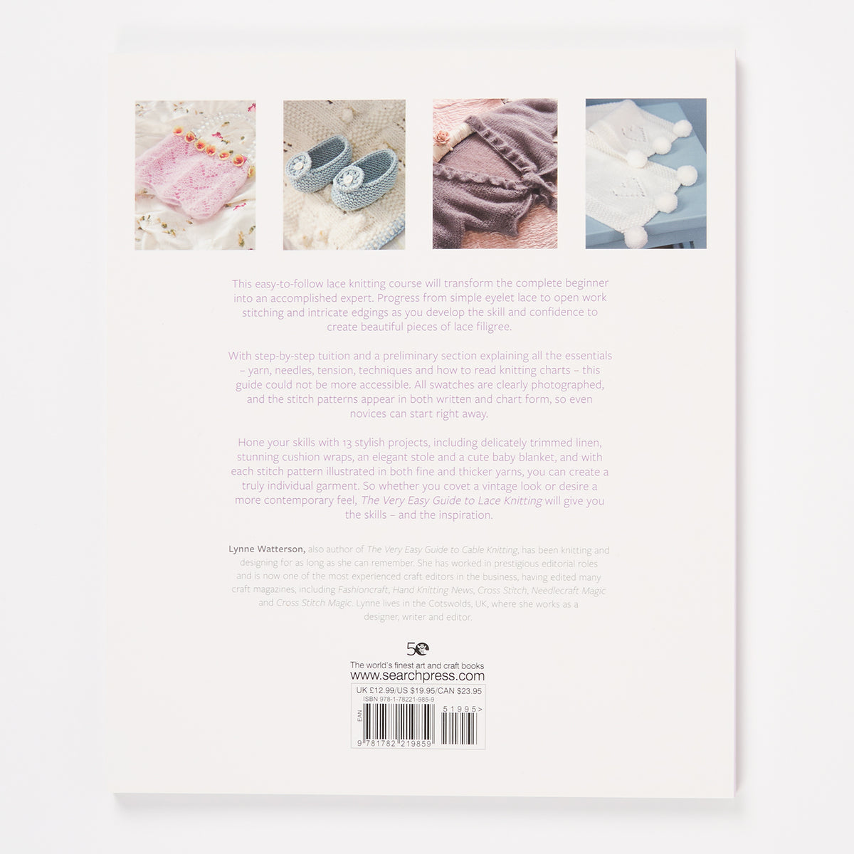 THE VERY EASY GUIDE TO LACE KNITTING by LYNNE WATTERSON