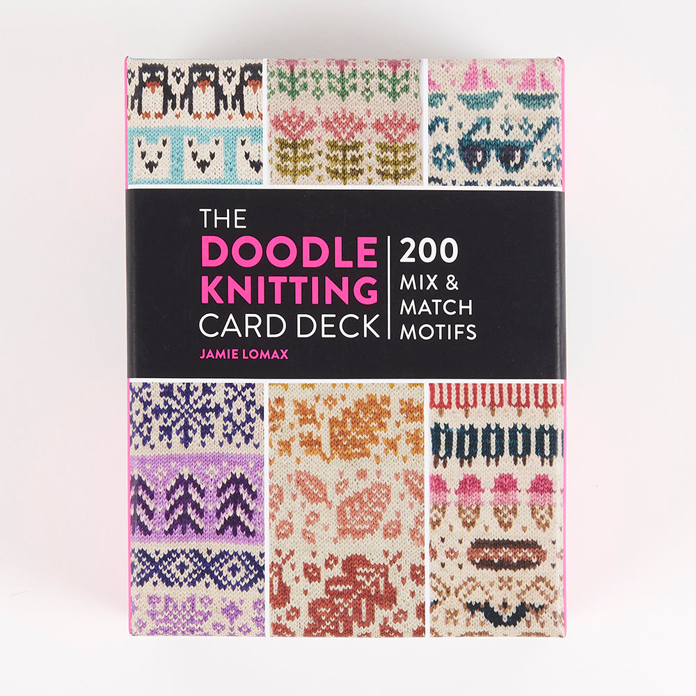THE DOODLE KNITTING CARD DECK by JAMIE LOMAX