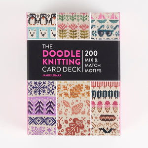THE DOODLE KNITTING CARD DECK by JAMIE LOMAX