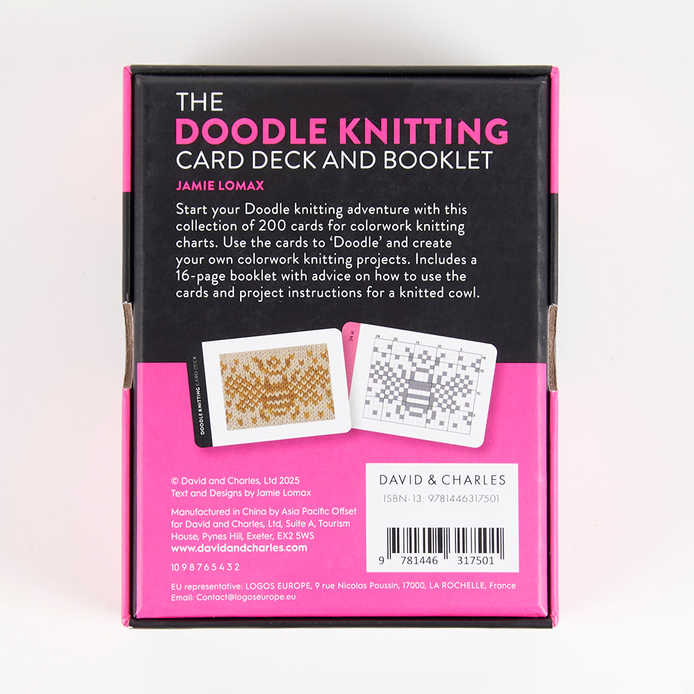 THE DOODLE KNITTING CARD DECK by JAMIE LOMAX