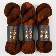 Punk Rock Unicorn SOUL DK - TRUFFLE Merino wool Nylon DK Sock brown Yarn