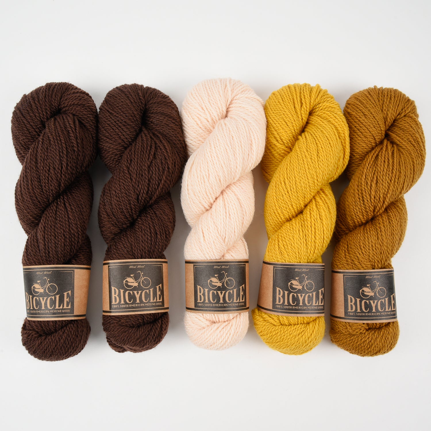 West Wool TRUFFLE TIGER Merino wool Fingering Quick Kits