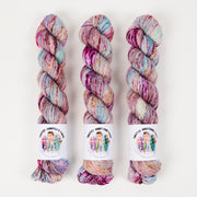 Twisted Ambitions WICKED DK - COURAGE Merino wool DK multicolour pink Yarn