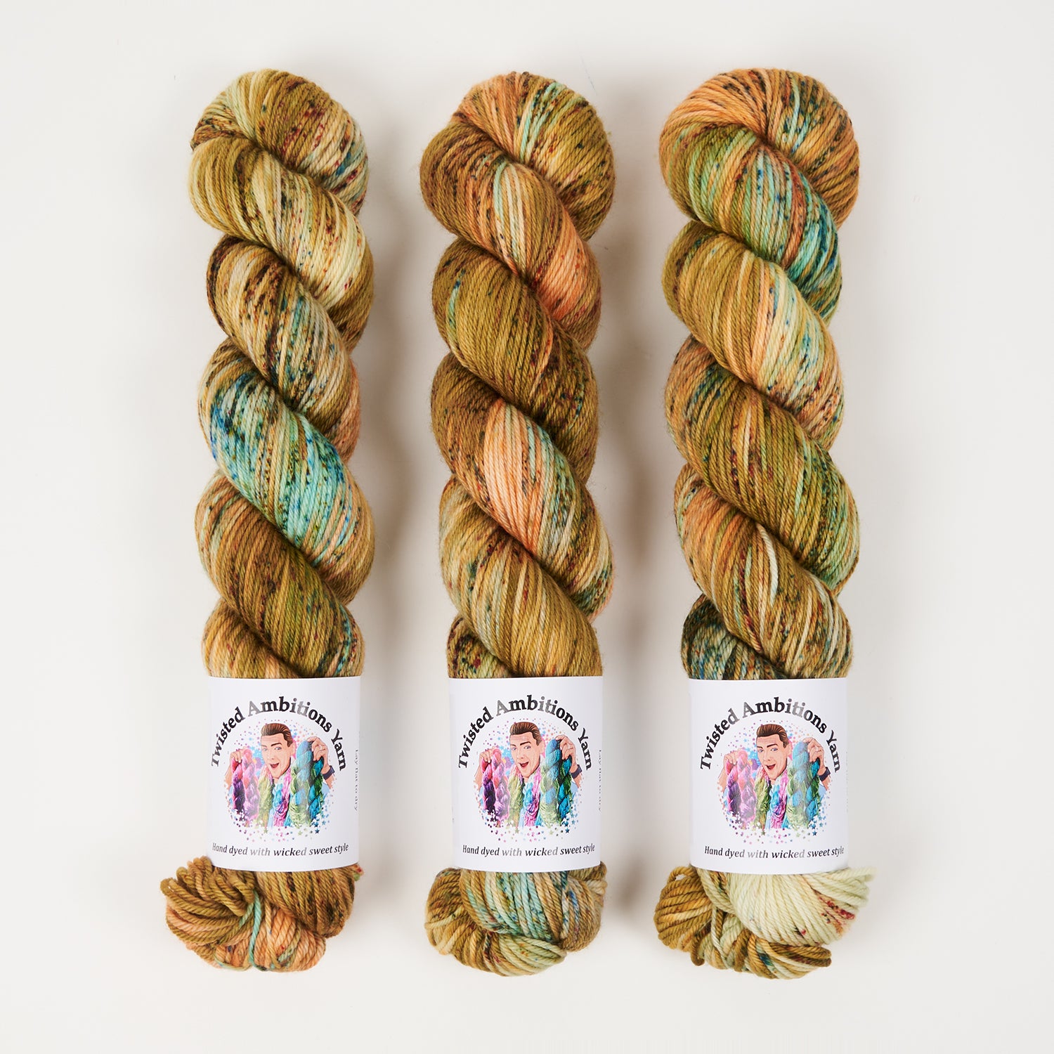 Twisted Ambitions WICKED DK - EDGE GLORY Merino wool DK multicolour Yarn