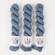Twisted Ambitions WICKED DK - LEAD Merino wool DK blue Yarn