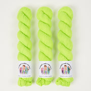Twisted Ambitions WICKED DK - SCREAM Merino wool DK neon green Yarn
