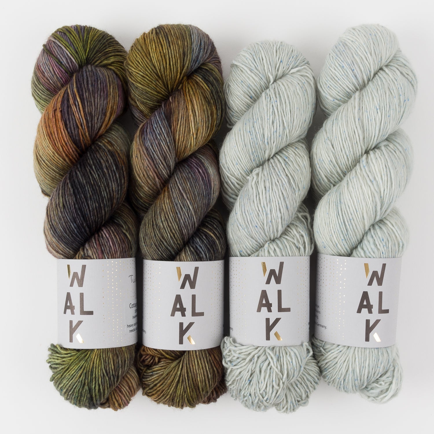 WALK Collection TWISTED EARTH Merino wool Fingering Quick Kits