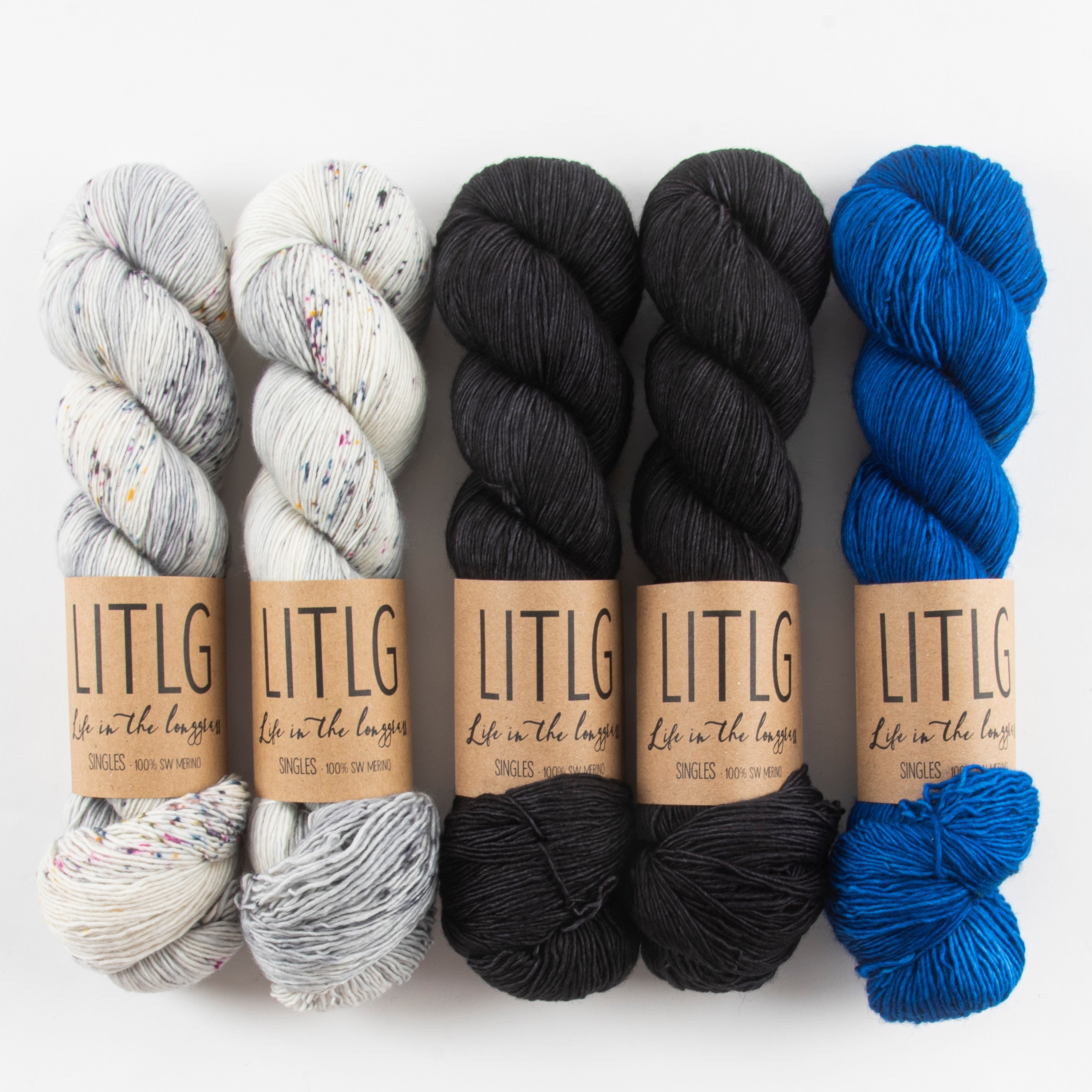 Life in The Long Grass STELLAR STONE Merino wool Fingering Quick Kits