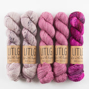 Life in The Long Grass WILD ROSE Merino wool Fingering Quick Kits