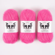 West Wool GLOWHAIR - TAFFY Mohair Silk Lace pink Yarn