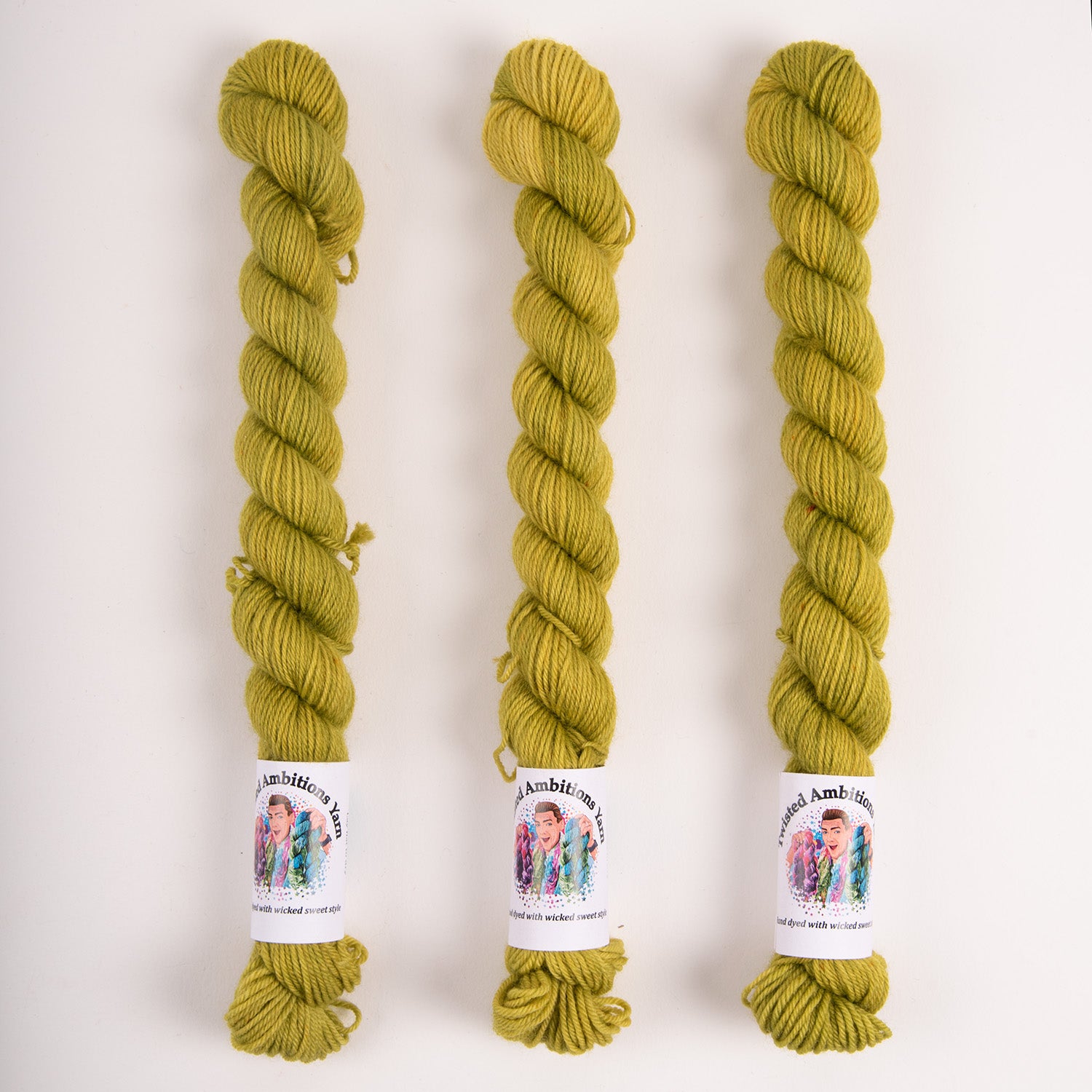 Twisted Ambitions SWEET SOCK MINI - TALL GREEN GRASS green Yarn
