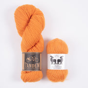 West Wool TANGERINE MOHAIR MATCH TRIO DK Mohair Silk Merino wool Mixed Weight Quick Kits