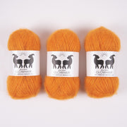 West Wool GLOWHAIR - TANGERINE Mohair Silk Lace orange Yarn