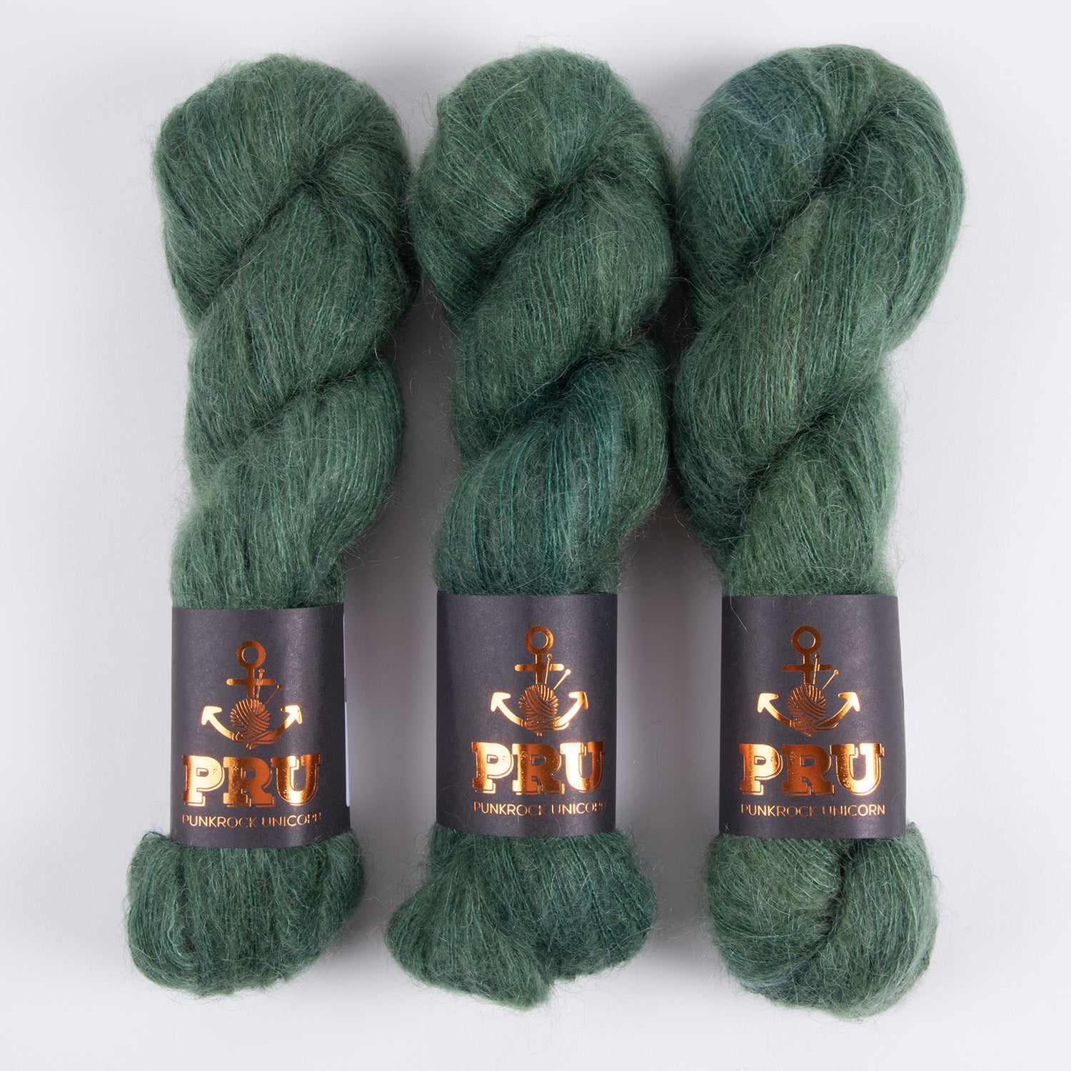Punk Rock Unicorn MOE - TANNE Kid Mohair Silk Lace green Yarn