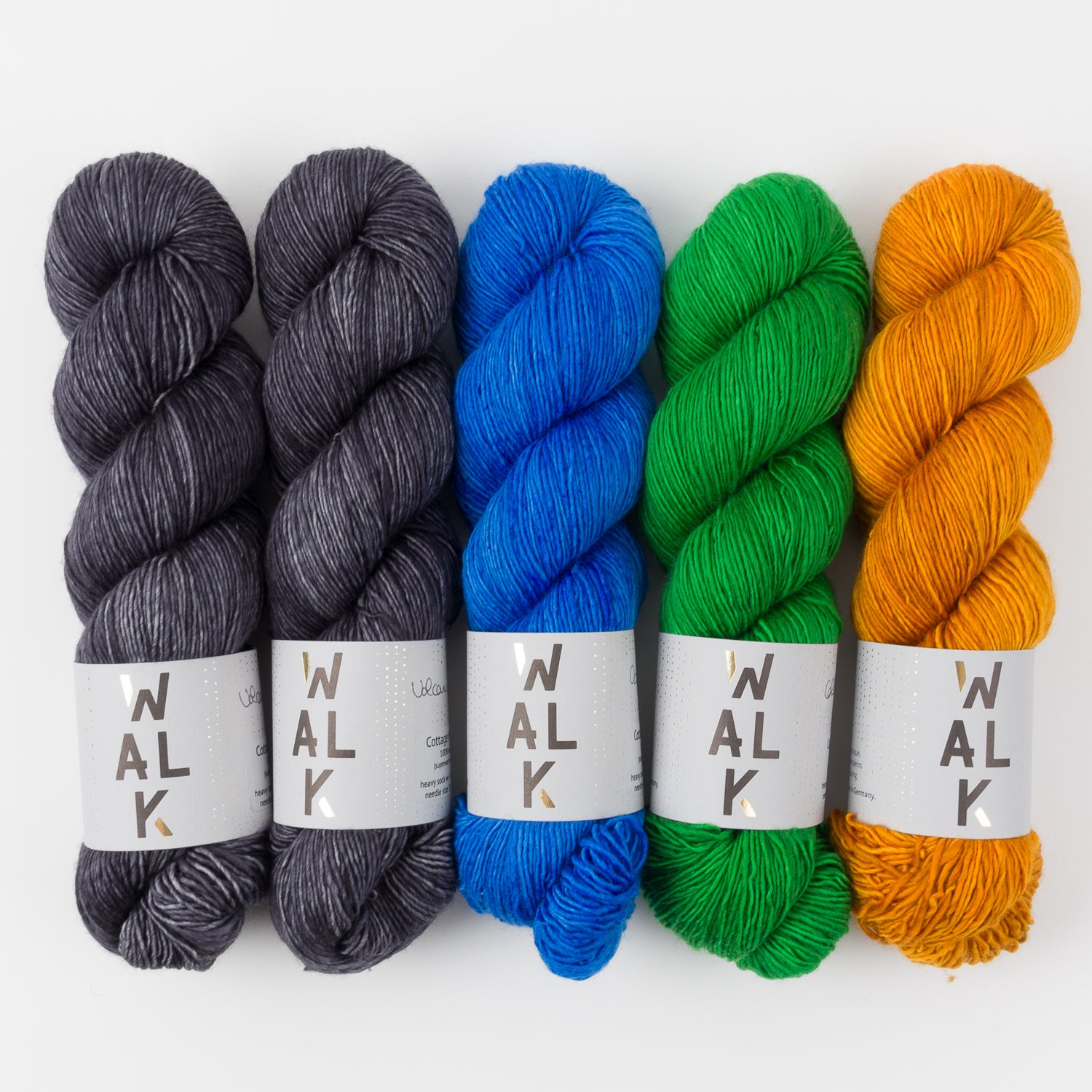WALK Collection TERRACOTTA PUMPKIN Merino wool Fingering Quick Kits