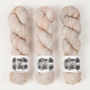 The Urban Purl LUX HI TWIST - MOTHER OF PURL Merino wool Silk Fingering pink Yarn