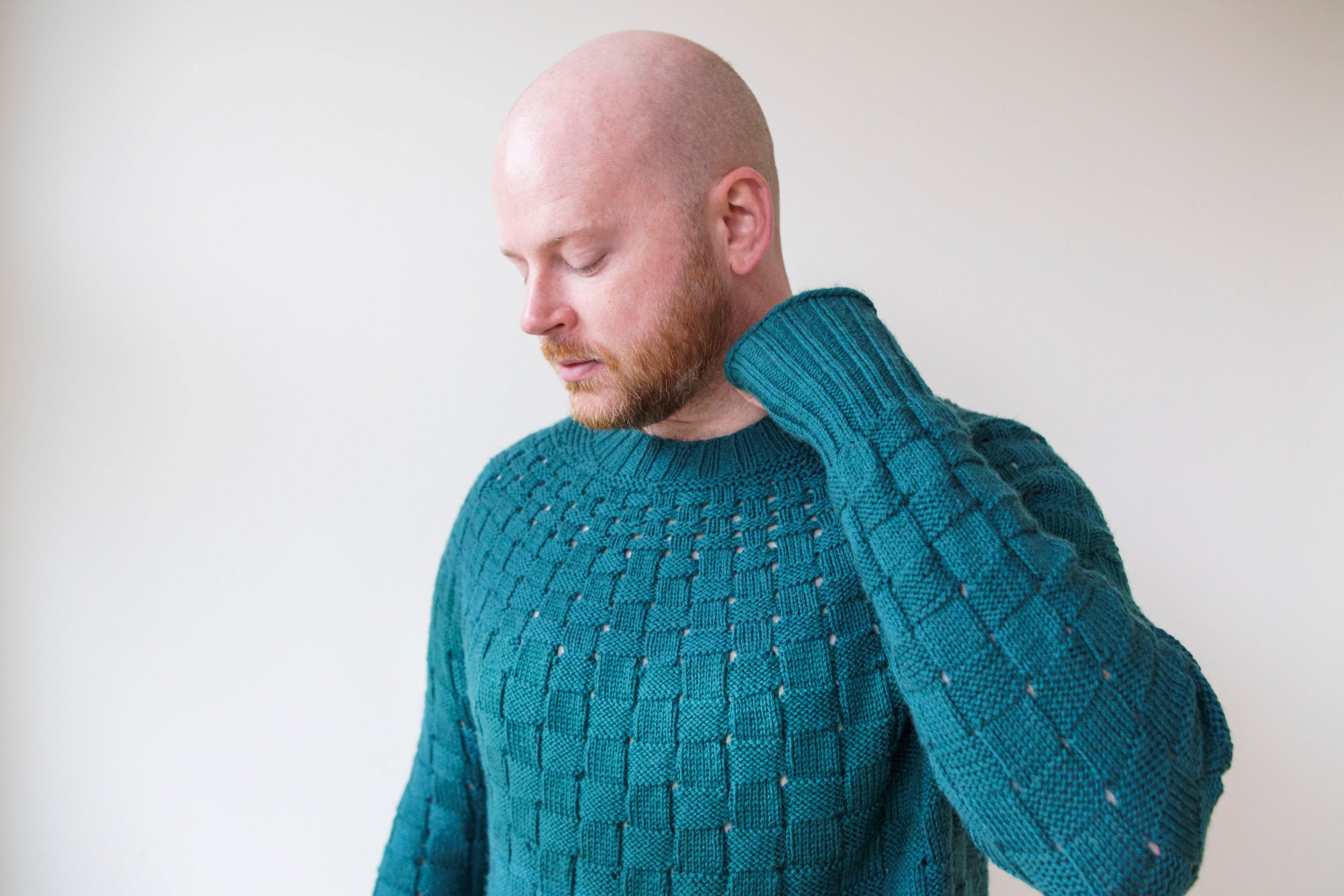 THE BASKETWEAVER SWEATER PATTERN