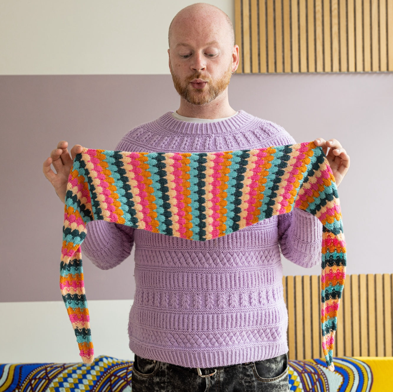 Westknits Patterns THE BUBBLE BANDANA PATTERN Westknits Pattern