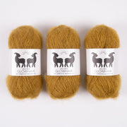 West Wool GLOWHAIR - TIGER Mohair Silk Lace brown Yarn