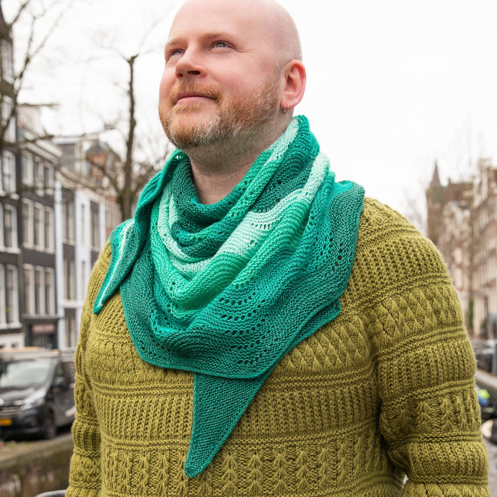 TOPOGRAPHY SHAWL - VINTAGE PISCES