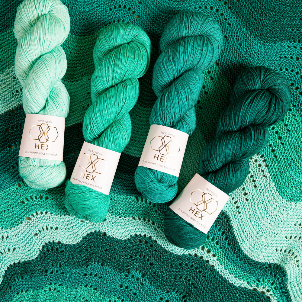 TOPOGRAPHY SHAWL - VINTAGE PISCES