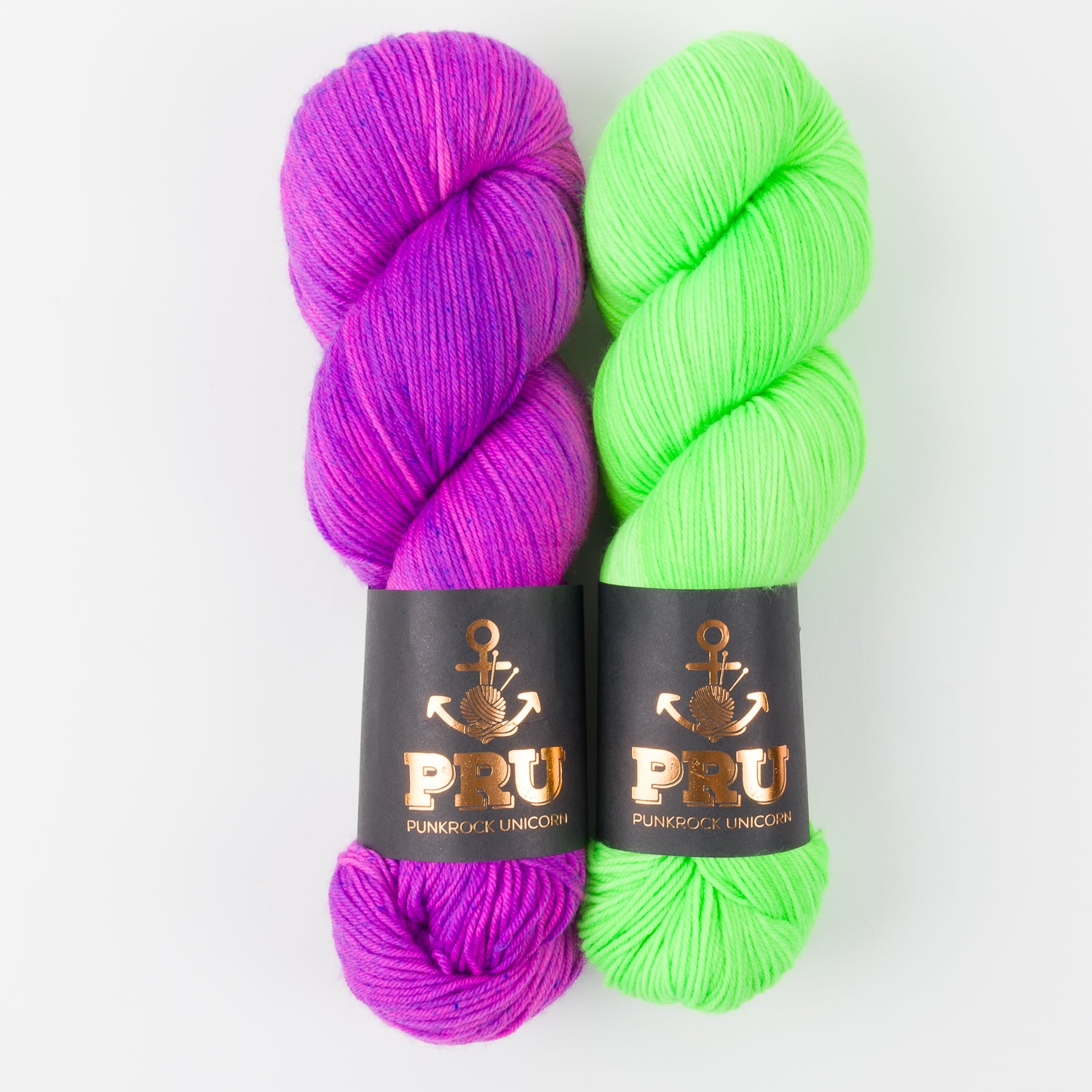 Punk Rock Unicorn TOXIC POP Merino wool Nylon Fingering Quick Kits