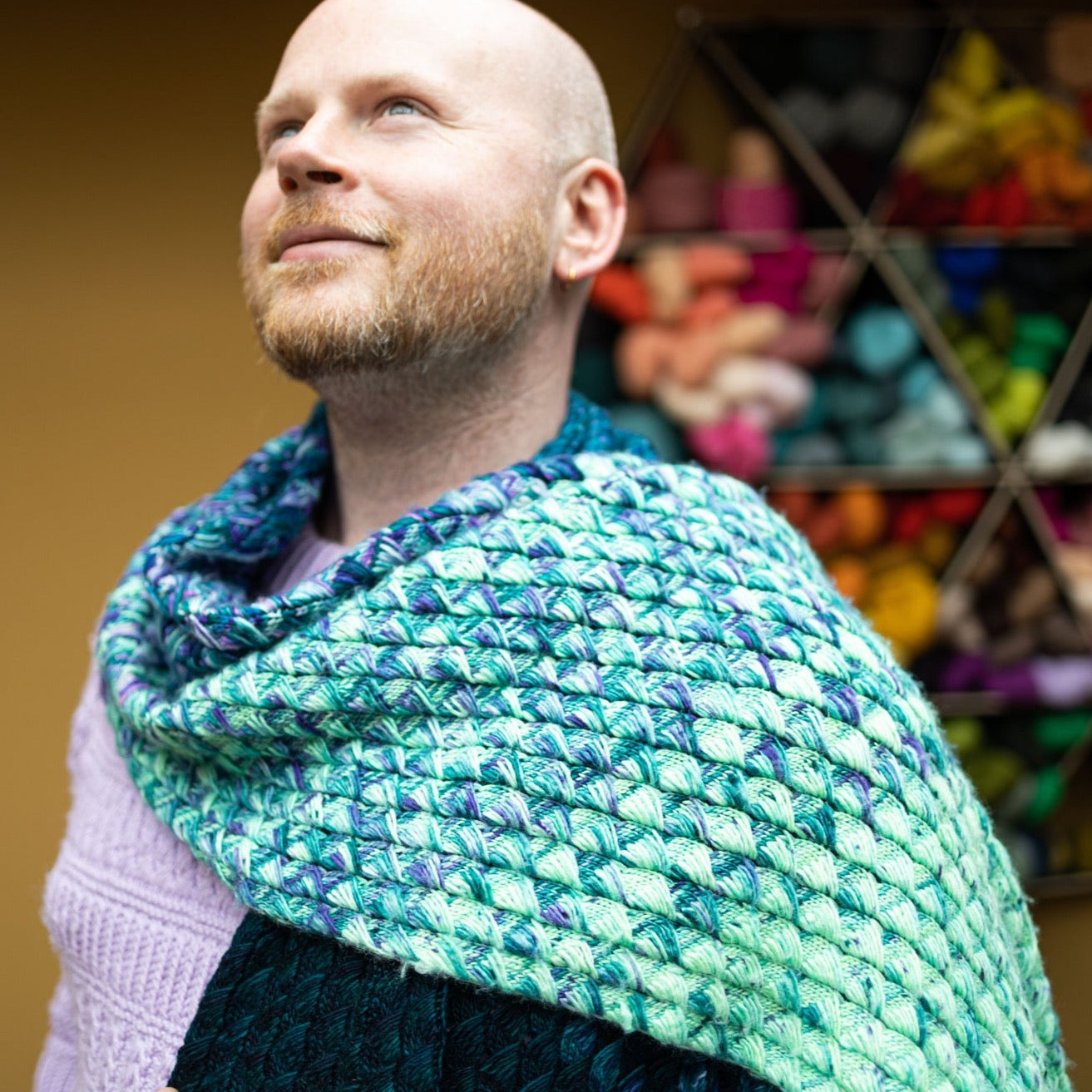 Stephen & Penelope TREASURE TROVE WRAP Free Pattern