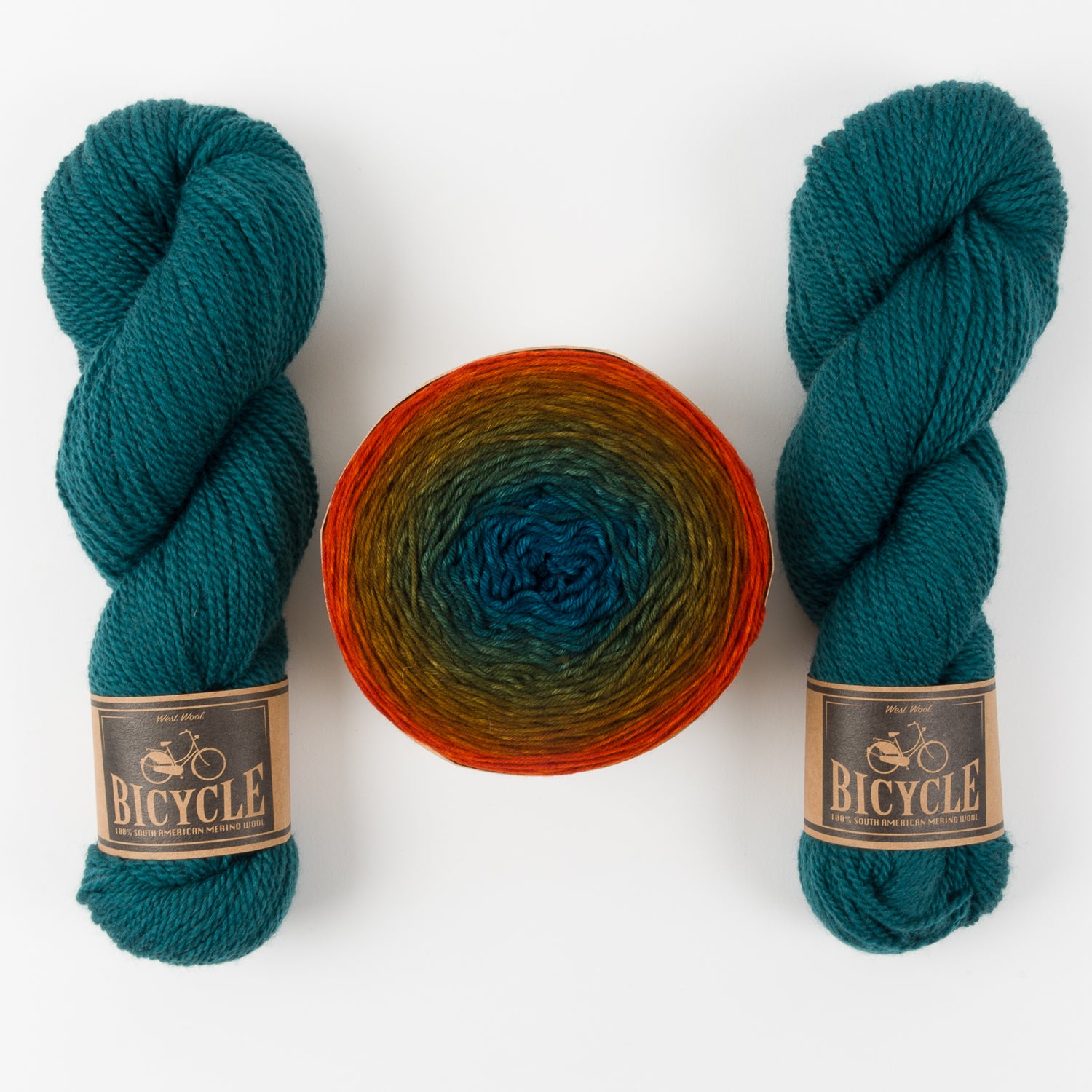 Bilum DEEP OCEAN VOLCANO Merino wool Fingering Quick Kits