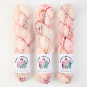 Twisted Ambitions SWEET SOCK - CANDIED Merino wool Nylon Fingering pink Yarn