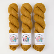 Twisted Ambitions SWEET SOCK - FIELDS OF GOLD Merino wool Nylon Fingering brown Yarn