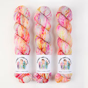 Twisted Ambitions SWEET SOCK - HOT BOY SUMMER Merino wool Nylon Fingering multicolour pink Yarn