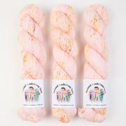 Twisted Ambitions SWEET SOCK - OH MY STARS Merino wool Nylon Fingering pink peach Yarn